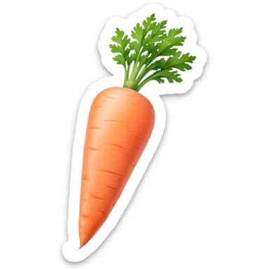 Light Pink carrot sticker