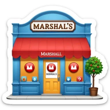 Marshall’s (store) sticker