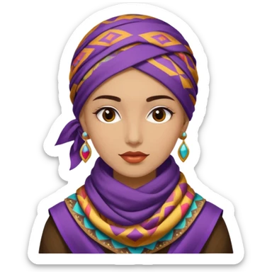 Young fortune teller – Colorful scarf






















 sticker