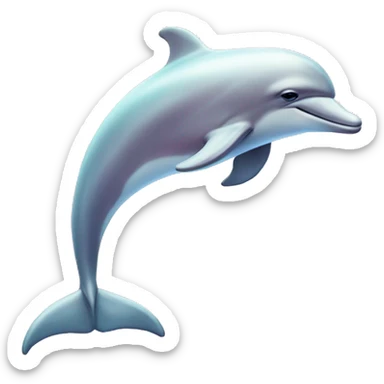 Pastel-pink-colors-dolphin sticker