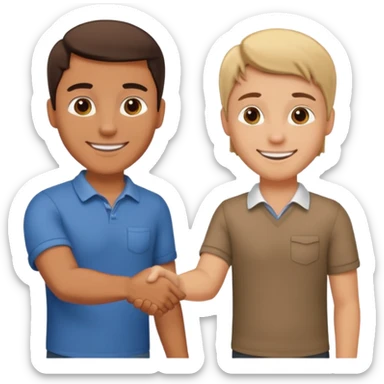 Shake hands  sticker