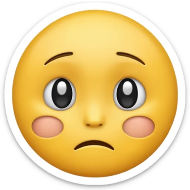 Combine the disappointed emoji with the head shaking emoji sticker