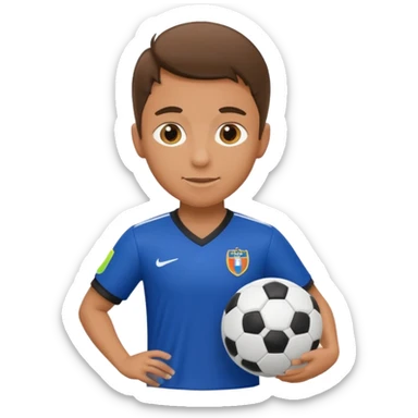 Jogador de futebol sticker
