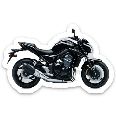 Kawasaki z900 black  sticker