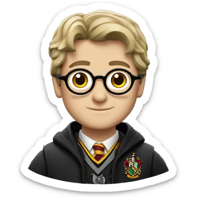 Harry Potter with legos sticker