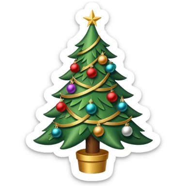 emoji christmas mood sticker