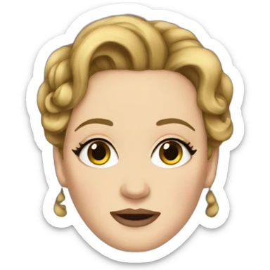 Adele singer sticker