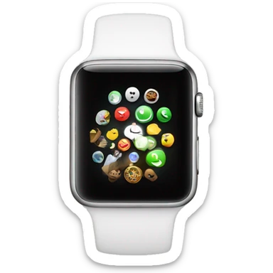 Apple Watch with display 3km sticker