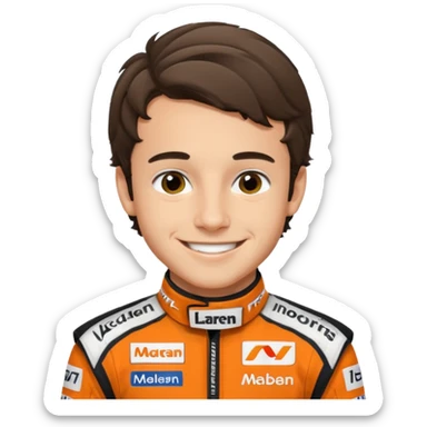Lando norris McLaren f1 sticker