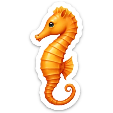 Seahorse sticker