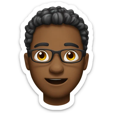 crazy student sticker