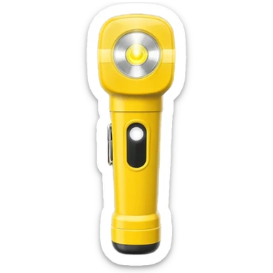 Flashlight Yellow sticker