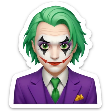 the joker from the dark knight sticker