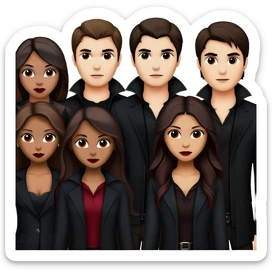 The vampire diaries  sticker