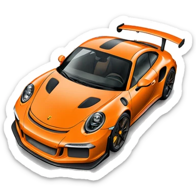 Porsche gt3rs sticker
