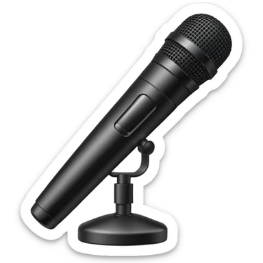 Streaming Microphone sticker
