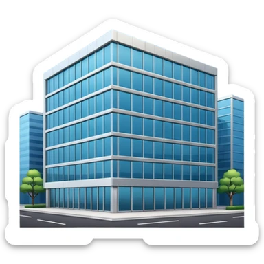 make me a notion style company building sticker