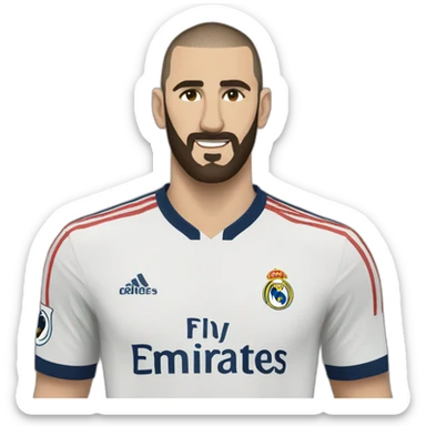 karim benzema sticker
