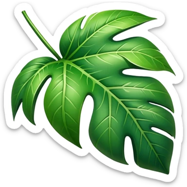 Tropical leaf  sticker