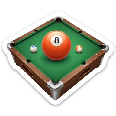 billiard, pool sticker