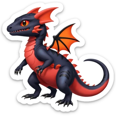 Salandit-Noibat-Litten-Hybrid (Full body) sticker