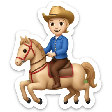 hobby horsing sticker