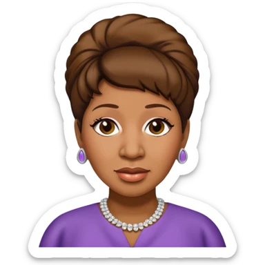 Aretha Franklin sticker