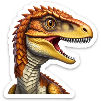 Jurassic Park Velociraptor sticker