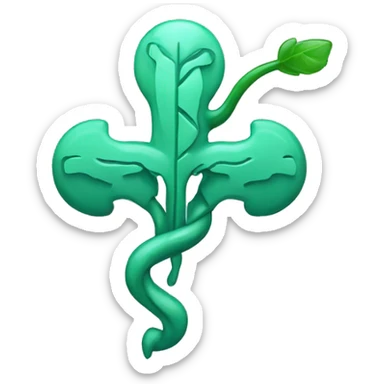 Veterinary caduceus sticker