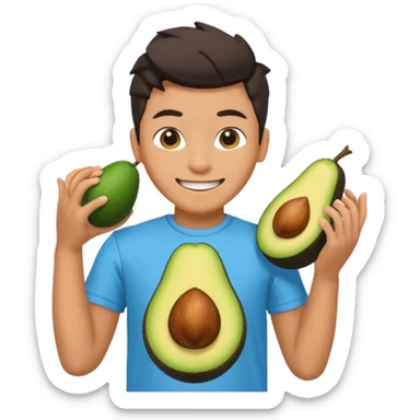 avocado playz roblox youtuber in real life sticker