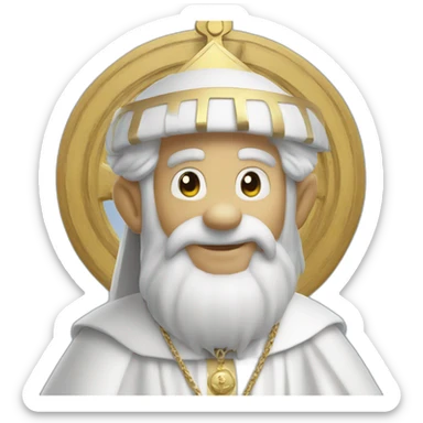 Sonic the hedgehog blue pope sticker