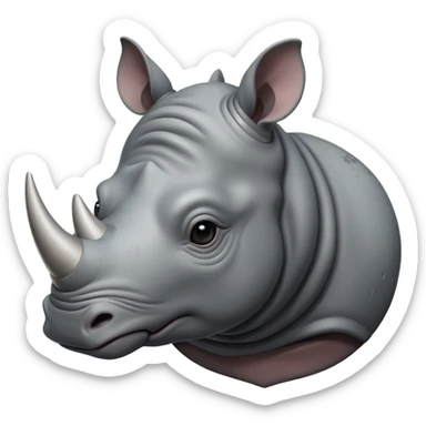 rhinoceros sticker