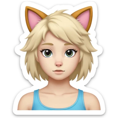 Furry femboy sticker