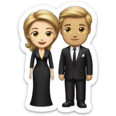  Mr. AND MRS. SMITH sticker