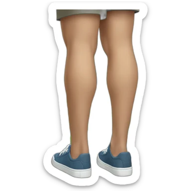 legs wide fountain sticker