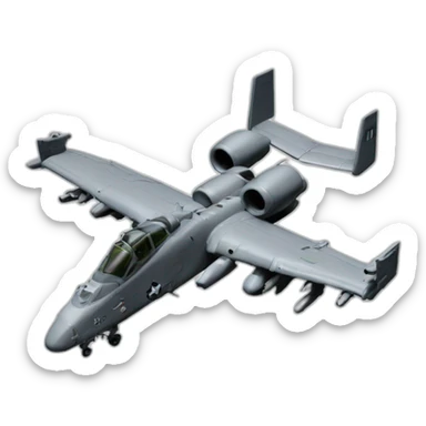 A-10 warthog sticker