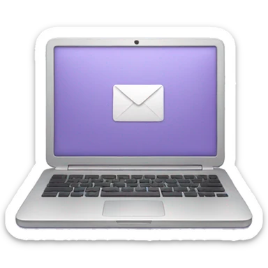 Light purple  laptop sticker