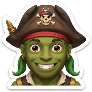 Create me an Emoji of grog from the game Sea of Thieves sticker