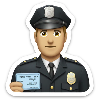 A ticket from a cop that’s says bro code violation sticker