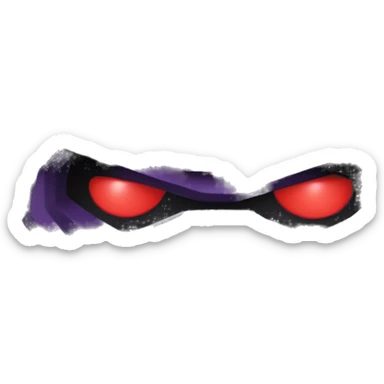 Megatron, evil, decepticon, robots, with mouth, red eyes, Vader helmet, mostly grey and less purple  sticker