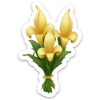 Bouquet de lys sticker