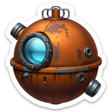 sea ​​mine sticker