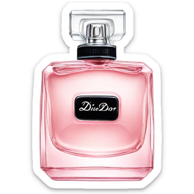 Miss dior perfume sticker