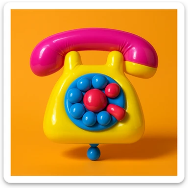 telephone sticker