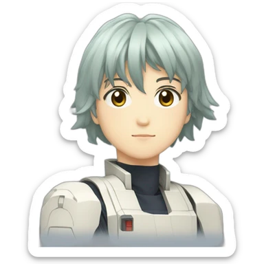 Mobile Gundam Protagonist  sticker