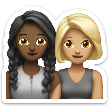 they them lesbian couple sticker