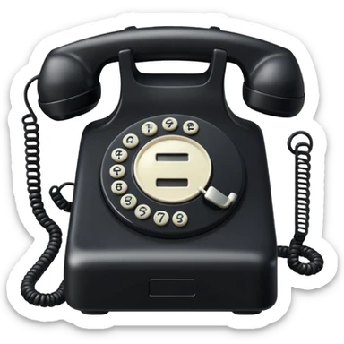 Phone hotline phone sticker