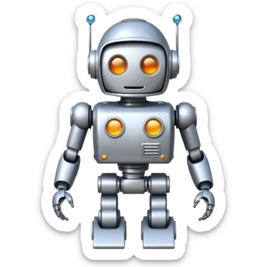il faut que ce soit un robot cospmonaute sticker