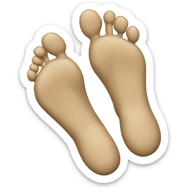 kicking feet in air sticker