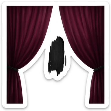 Dark gothic black and burgundy aesthetic scenery scene picture   sticker